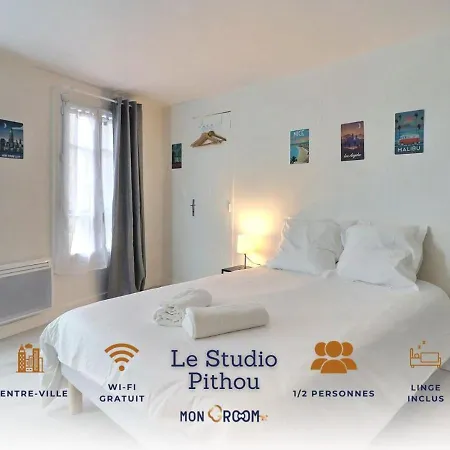 Le Pithou - Votre Pied A Terre Equipe En Ville Troyes Buitenkant foto